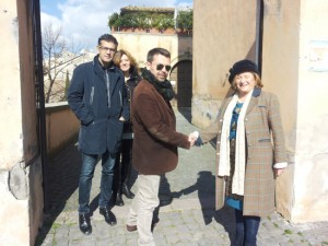 Tuscania - Il sopralluogo al poliambulatorio 