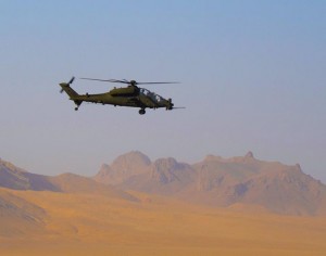 A-129 Mangusta della fenice in volo