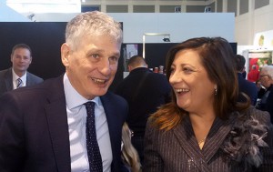 L'assessore Ricci con l'ambasciatore Benassi