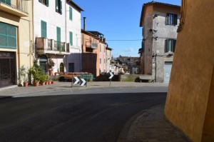 Ronciglione - La curva in via di Montecavallo