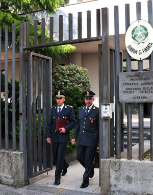 La Guardia di finanza di Viterbo
