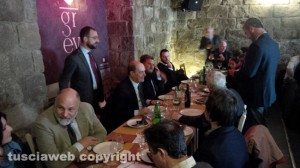Amministratori a pranzo con Zingaretti
