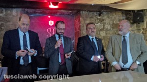 Nicola Zingaretti, Andrea Egidi, Enrico Panunzi e Riccardo Valentini