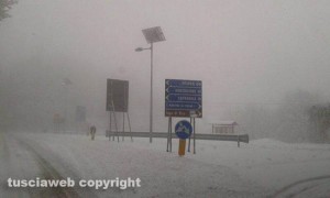 Neve sulla Cimina