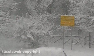 Neve sulla Cimina