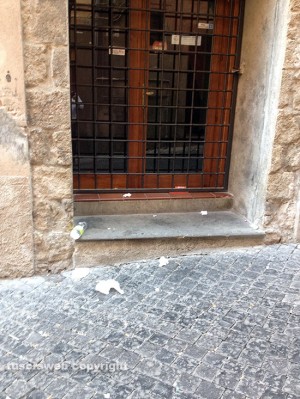 Viterbo - Via Macel Gattesco sporca
