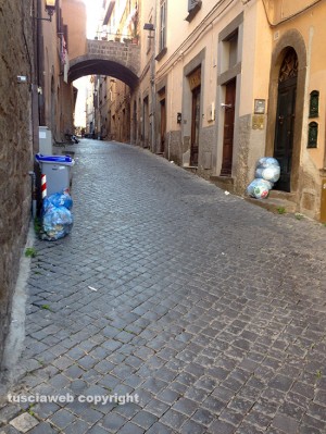 Viterbo - Via Macel Gattesco sporca