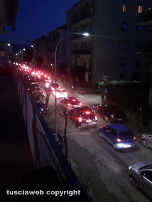 La coda al quartiere Ellera