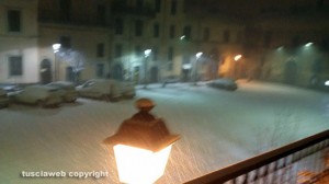 Ore 23,34 la neve a San Martino