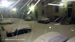 Ore 23,34 la neve a San Martino