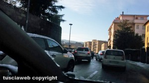 Viterbo - Traffico in tilt