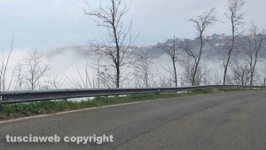 Bolsena - Nebbia sul lago