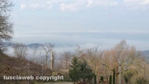 Bolsena - Nebbia sul lago