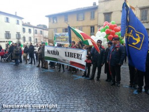 Acquapendente - La manifestazione pro Marò