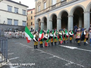 Acquapendente - La manifestazione pro Marò