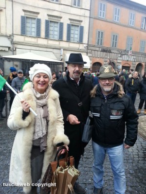 Acquapendente - La manifestazione pro Marò