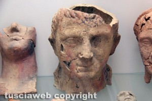 Museo nazionale etrusco - Un volto in terracotta
