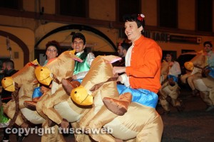 I cavalli del "Palio della scimmia"