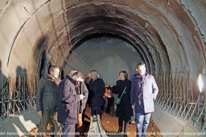 Ascensore di valle Faul - Il tunnel