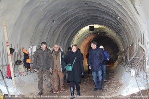 Ascensore di valle Faul - Il tunnel