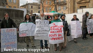 Ex Terme Inps - La manifestazione a piazza san Faustino