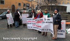 Ex Terme Inps - La manifestazione a piazza san Faustino