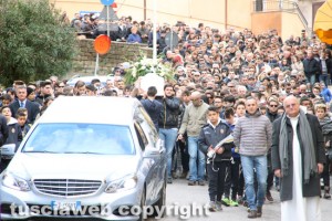 Castel Sant’Elia – I funerali di Luca Graziosi 