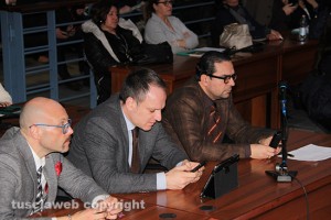 In platea, il pm Massimiliano Siddi della procura di Viterbo