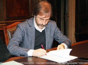 Civiter - La firma del sindaco di Rieti Petrangeli