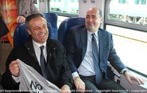 Civita e Zingaretti sul nuovo treno