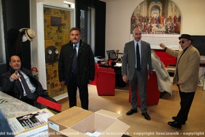 Nicola Zingaretti al Consorzio biblioteche