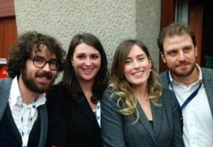 Al centro la vice sindaca Luisa Ciambella con la ministra Maria Elena Boschi