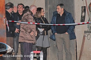 Sutri - Imprenditore morto nel capannone - La pm Chiara Capezzuto sul posto