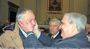 I funerali di Nello Celestini - Lorenzo Celestini e Giuseppe Fioroni