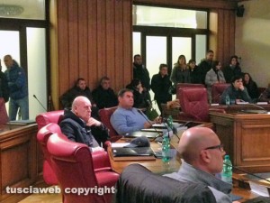 Viterbo - I precari in consiglio provinciale