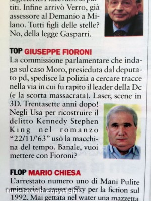Fioroni sull'Espresso