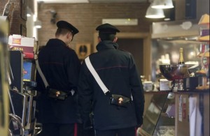 Un'immagine dell'operazione