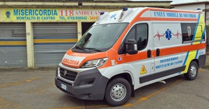La nuova ambulanza della Misericordia di Montalto di Castro