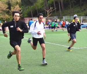 Marinelli, Giorgi ed Egizi in riscaldamento