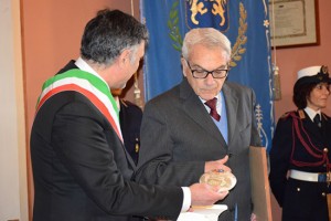 Ronciglione - Il sindaco Giovagnoli con il procuratore Pazienti