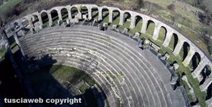 Ferento vista da un drone