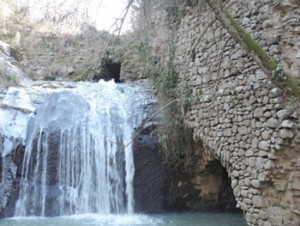 La cascata sul torrente Martelluzzo