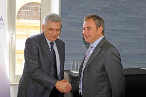 Maurizio Stirpe e Domenico Merlani