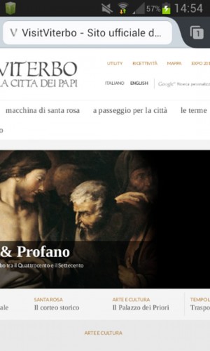 La versione ''inglese'' si Visitviterbo