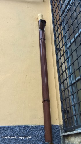 Viterbo - Piazza Dante - Liceo scientifico Ruffini allagato
