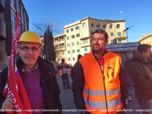 Talete, la protesta dei lavoratori sotto la Regione