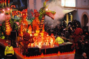 Ronciglione - Un carro di Carnevale
