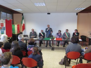 La cerimonia a Varese 