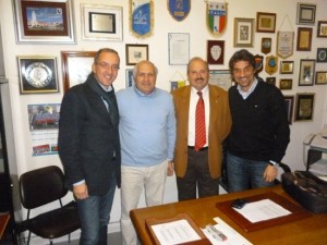 Da sinistra Quaresima, Carbonari, Gasbarri, Giannoccaro