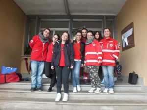 I giovani volontari di Croce Rossa
